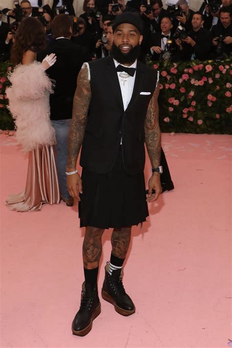 Odell Beckham Jr's Fashion Evolution at the Met Gala .